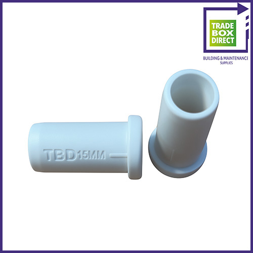 TRADEBOXDIRECT - 15MM PIPE STIFFENER INSERT - VARIOUS PACKS