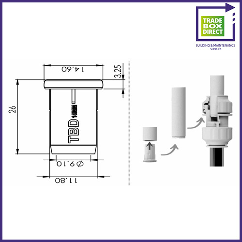 TRADEBOXDIRECT - 15MM PIPE STIFFENER INSERT - VARIOUS PACKS - Image 4