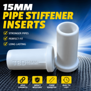 TRADEBOXDIRECT - 15MM PIPE STIFFENER INSERT - VARIOUS PACKS