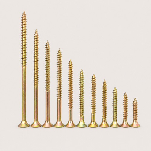 MULTI-PURPOSE GOLDEN POZI COUNTERSUNK WOOD SCREWS