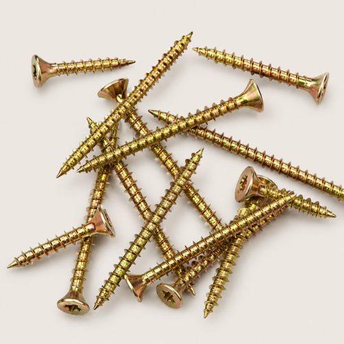 MULTI-PURPOSE GOLDEN POZI COUNTERSUNK WOOD SCREWS - Image 2