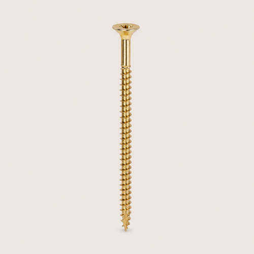 MULTI-PURPOSE GOLDEN POZI COUNTERSUNK WOOD SCREWS - Image 4