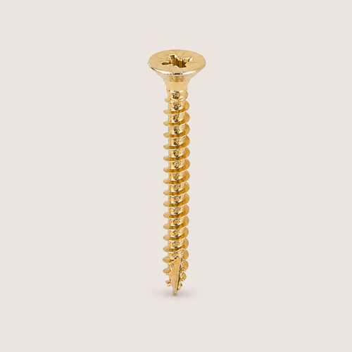 MULTI-PURPOSE GOLDEN POZI COUNTERSUNK WOOD SCREWS - Image 3