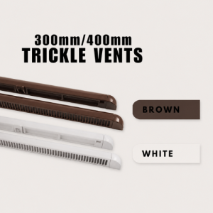 TRICKLE SLOT VENTS WINDOW VENTILATION REAL PVC PLASTIC 300MM 400MM