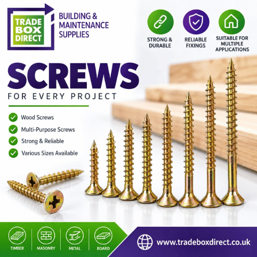 MULTI-PURPOSE GOLDEN POZI COUNTERSUNK WOOD SCREWS - Image 5