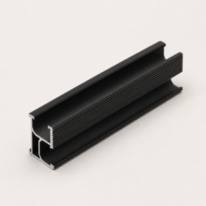 Fastensol Black Mounting Rail 3.55m